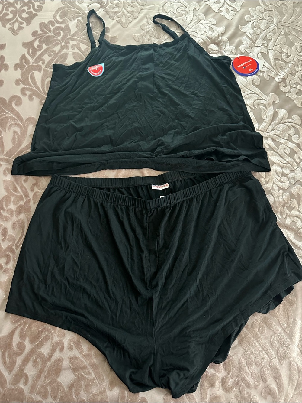 Black Lounge Tank and Boxer Set (New XL)